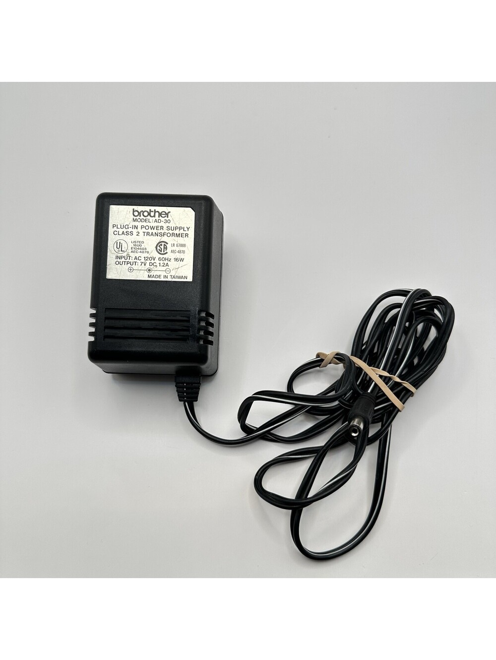 GENUINE  Brother AD-30 Plug In AC Power Supply Adapter Class 2 Transformer Plug